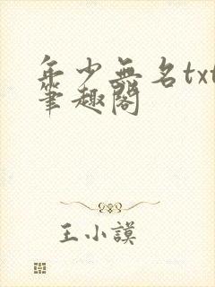 年少无名txt笔趣阁封面