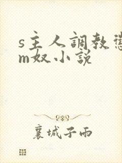s主人调教惩罚m奴小说