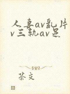 人妻av乱片av三轨av足封面