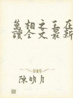 万相之王在线阅读全文最新章节