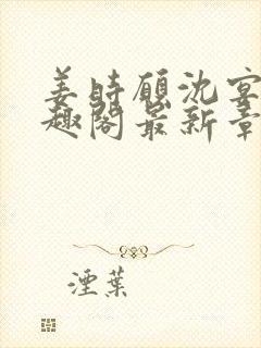 姜时愿沈宴清笔趣阁最新章节