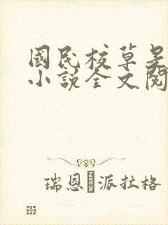 国民校草是女生小说全文阅读