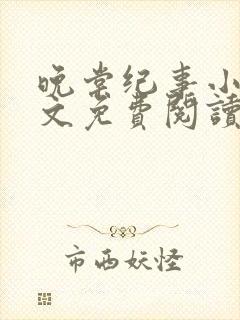 晚棠纪事小说全文免费阅读在线