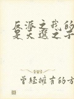 反派之我的弟弟是天选之子