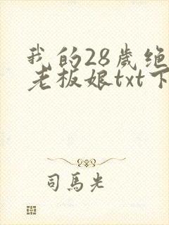 我的28岁绝色老板娘txt下载完本