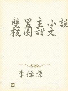 双男主小说推荐校园甜文封面