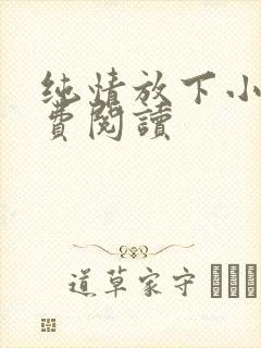 纯情放下小说免费阅读