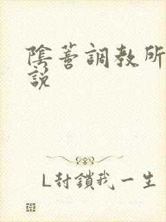 阴蒂调教所 小说