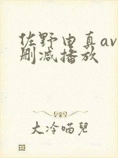 佐野由真av无删减播放