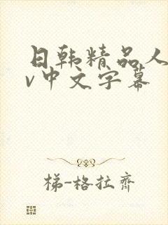 日韩精品人妻av中文字幕封面