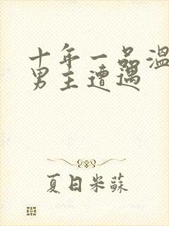 十年一品温如言男主遭遇