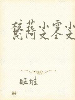 校花小雪小柔阿民阿文全文阅读