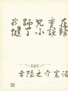 我师兄实在太稳健了小说精校版全集txt