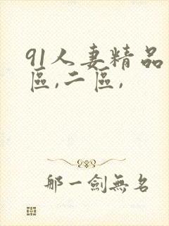 91人妻精品一区,二区,