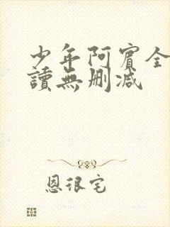 少年阿宾全文阅读无删减