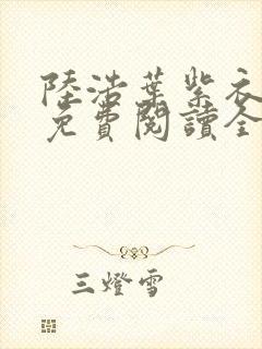 陆浩叶紫衣小说免费阅读全文