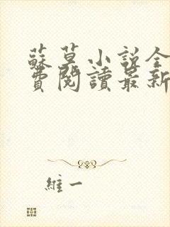 苏莫小说全文免费阅读最新章节