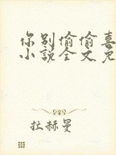 你别偷偷喜欢我小说全文免费阅读