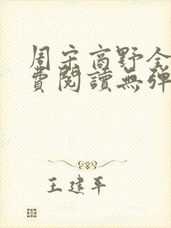 周宋商野全文免费阅读无弹窗封面