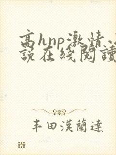 高hnp激情小说在线阅读