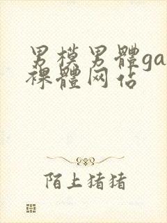 男模男体gay裸体网站封面