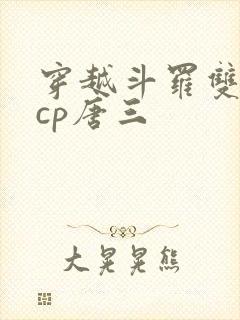 穿越斗罗双男主cp唐三