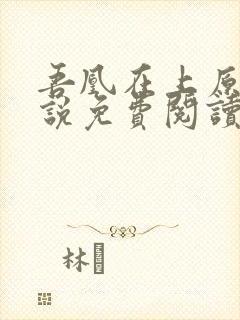 吾凰在上原著小说免费阅读