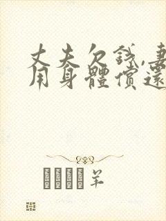 丈夫欠钱,妻子用身体偿还三级伦理片封面