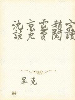 沈京霓赵宗澜小说免费阅读