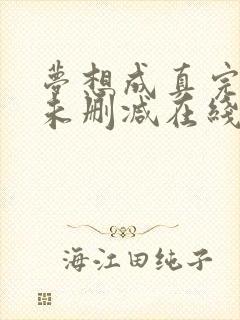 梦想成真完整版未删减在线免费观看