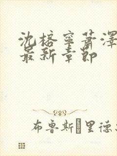 沈榕宁萧泽小说最新章节