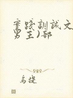 实践训诫文(双男主)部