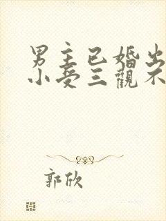 男主已婚出轨发小受三观不正的小说