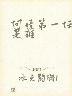 何晴第一任丈夫是谁