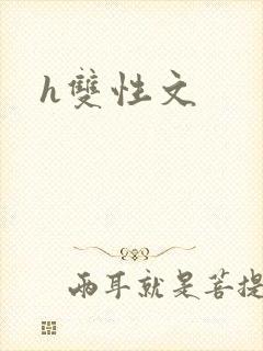 h双性文封面