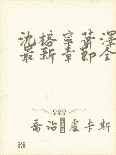 沈榕宁萧泽小说最新章节全文阅读