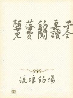 堕落的妻子小说免费阅读全文