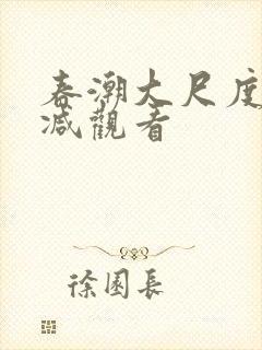 春潮大尺度无删减观看封面