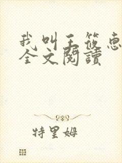 我叫王筱惠系列全文阅读