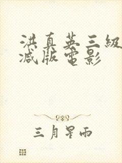 洪真英三级未删减版电影