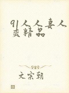 91人人妻人人爽精品