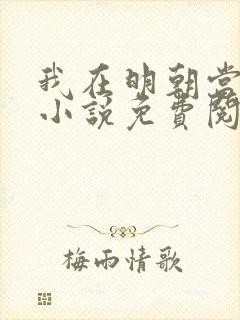 我在明朝当王爷小说免费阅读