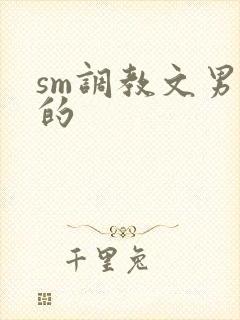 sm调教文男男的