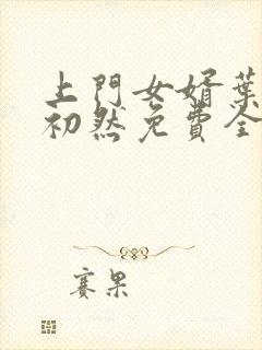 上门女婿叶辰萧初然免费全文阅读封面