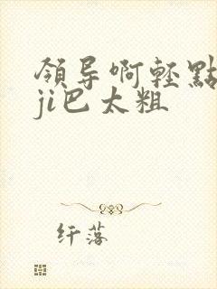 领导啊轻点灬大ji巴太粗