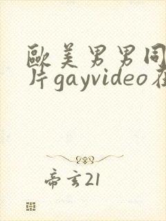 欧美男男同性恋片gayvideo在线看封面