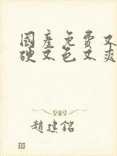 国产免费又黄又硬又色又爽