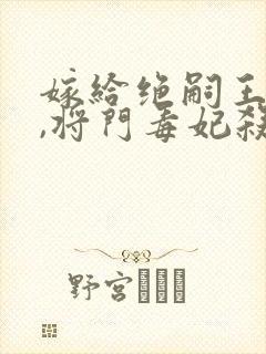 嫁给绝嗣王爷后,将门毒妃杀疯了完结封面