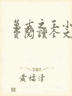 万古之王小说免费阅读全文无窗口