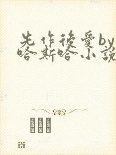 先作后爱by斯哈斯哈小说免费阅读全文封面